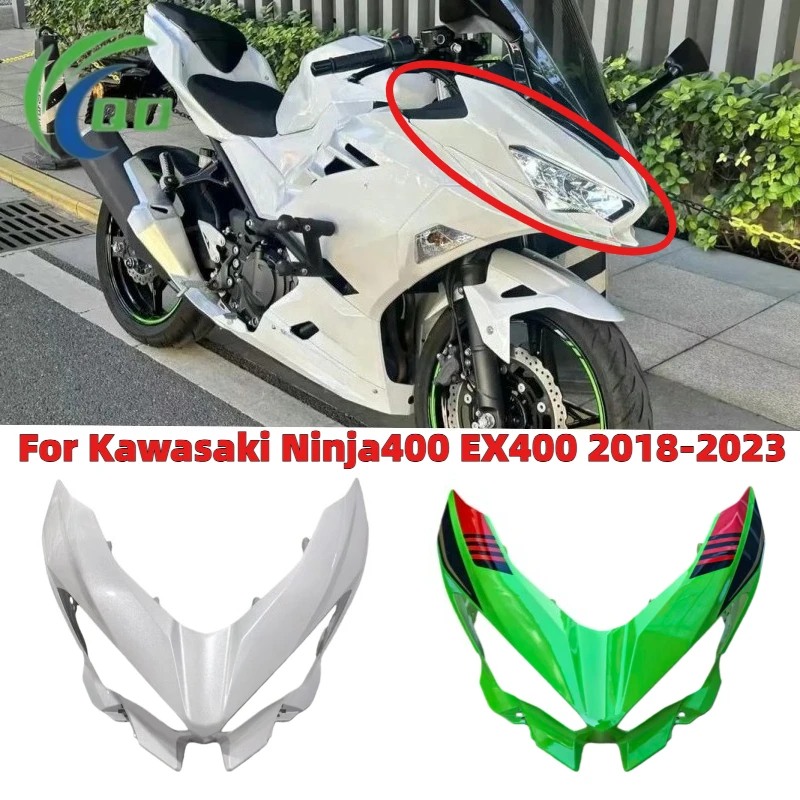 

For Kawasaki Ninja 400 Ninjia400 EX400 2018 2019 2020 2021 2022 2023 Front Headlight Fairing ABS Injection Bodywork Fairing