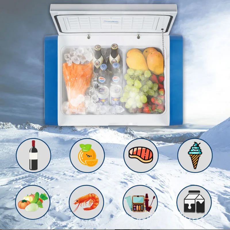 Compresor de doble propósito para coche y hogar, refrigerador pequeño portátil de viaje, protección inteligente de batería, 20l