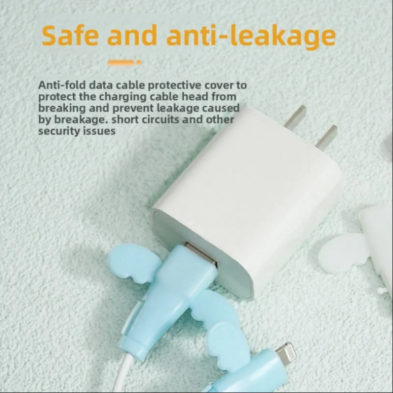USBCable Protectors, Durable & Flexible Design, Easy Installation, Universal Phone Data Line Protection, Better Cable Durability