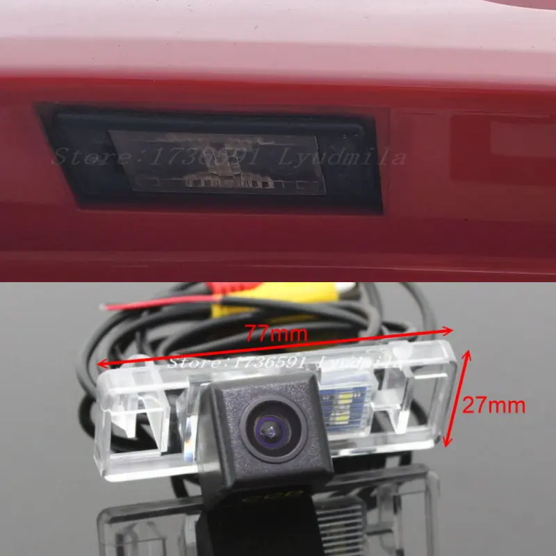 For Peugeot 508 2011~2016 RCA & Original Screen Compatible Adapter Car Rear View Camera Back Up Reverse Camera CCD Night Vision