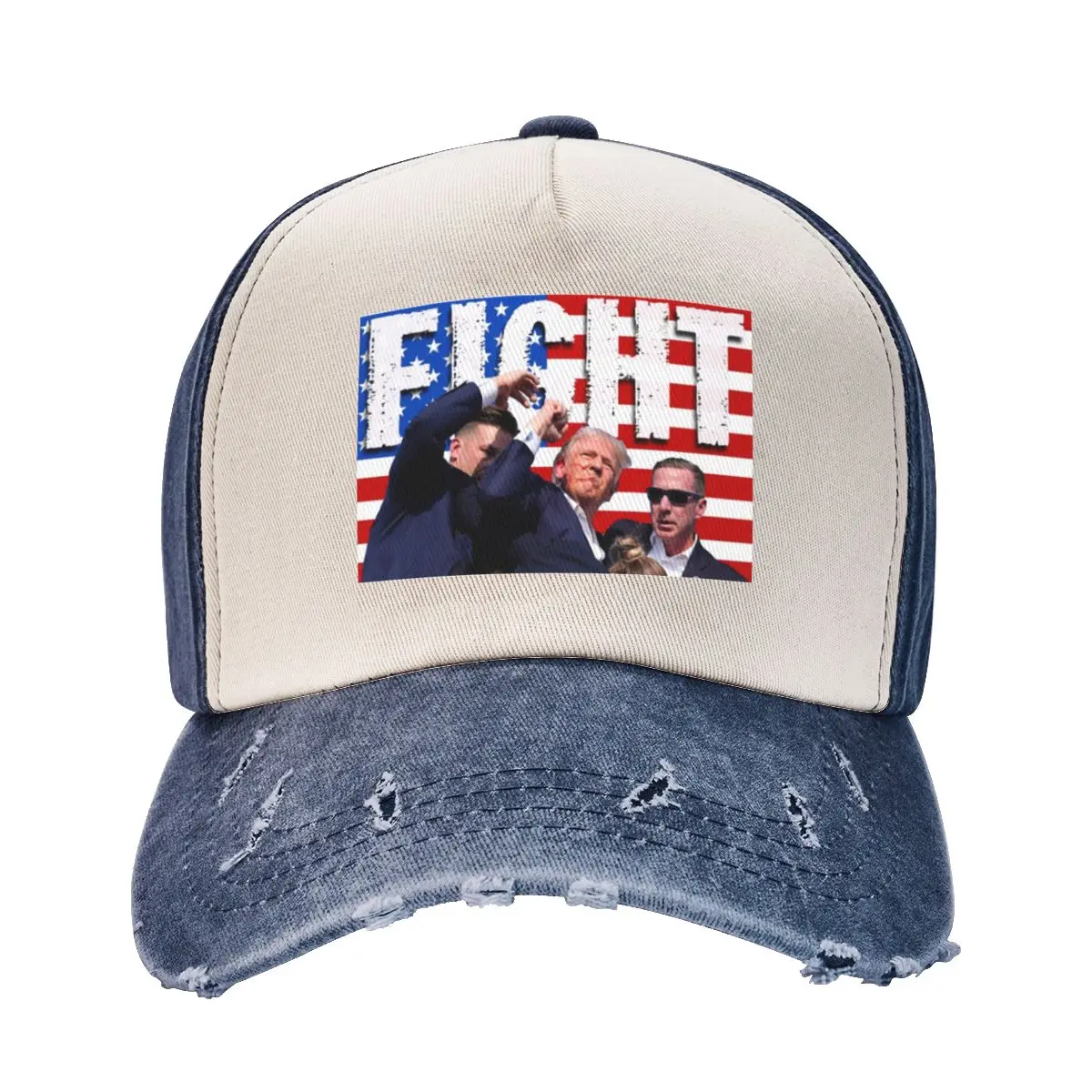 Trump Shot Cap Failed Assassination Shooting Baseball Caps Merch Support Trump For President Trucker Hat For Outdoor Activities