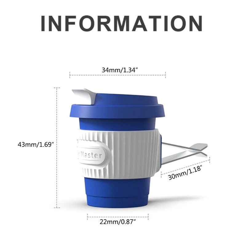 자동차 공기 청정제 냄새 자동 스타일링 에어 벤트 향수 향수 커피 컵 Decors Dropship