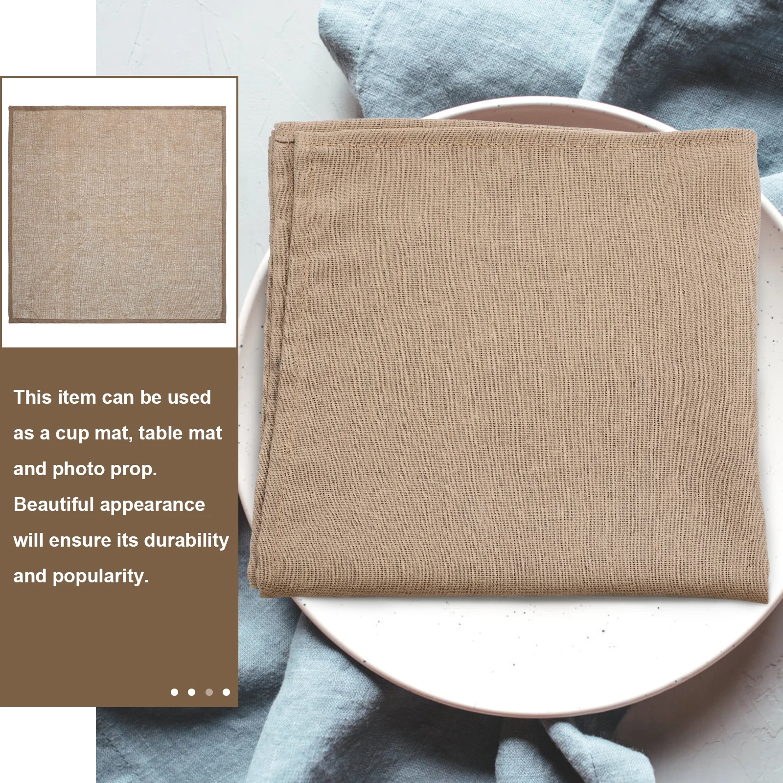 2 قطعة مفرش طاولة مقاوم للحرارة قابل لإعادة الاستخدام وقابل للغسل المطبخ حصيرة معزول السلطانية حصيرة منديل عشاء الزخرفية لطاولة الطعام #1