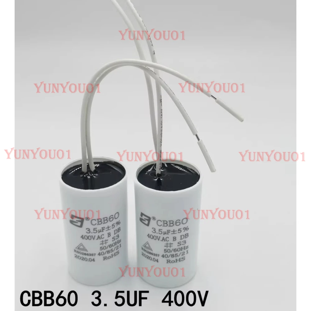 

2pcs MK265N40RL 2.6UF 400V Is Suitable for Wilo Water Pump Starting Capacitor, Wall-hung Boiler Circulating Pump Capacitor