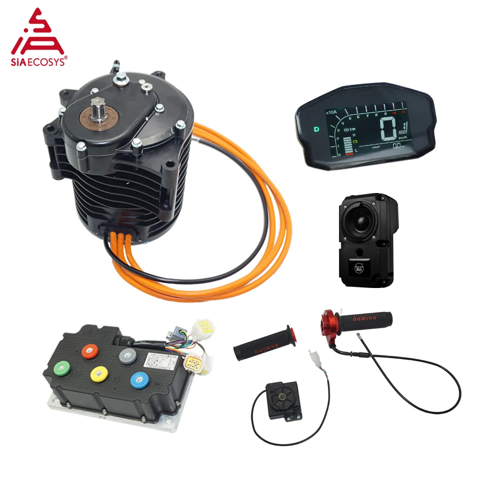 QS MOTOR QS138 3000W V3 70H 3800RPM Mid Drive Motor Conversion Kit with APT72400 Controller for E-Motorcycle