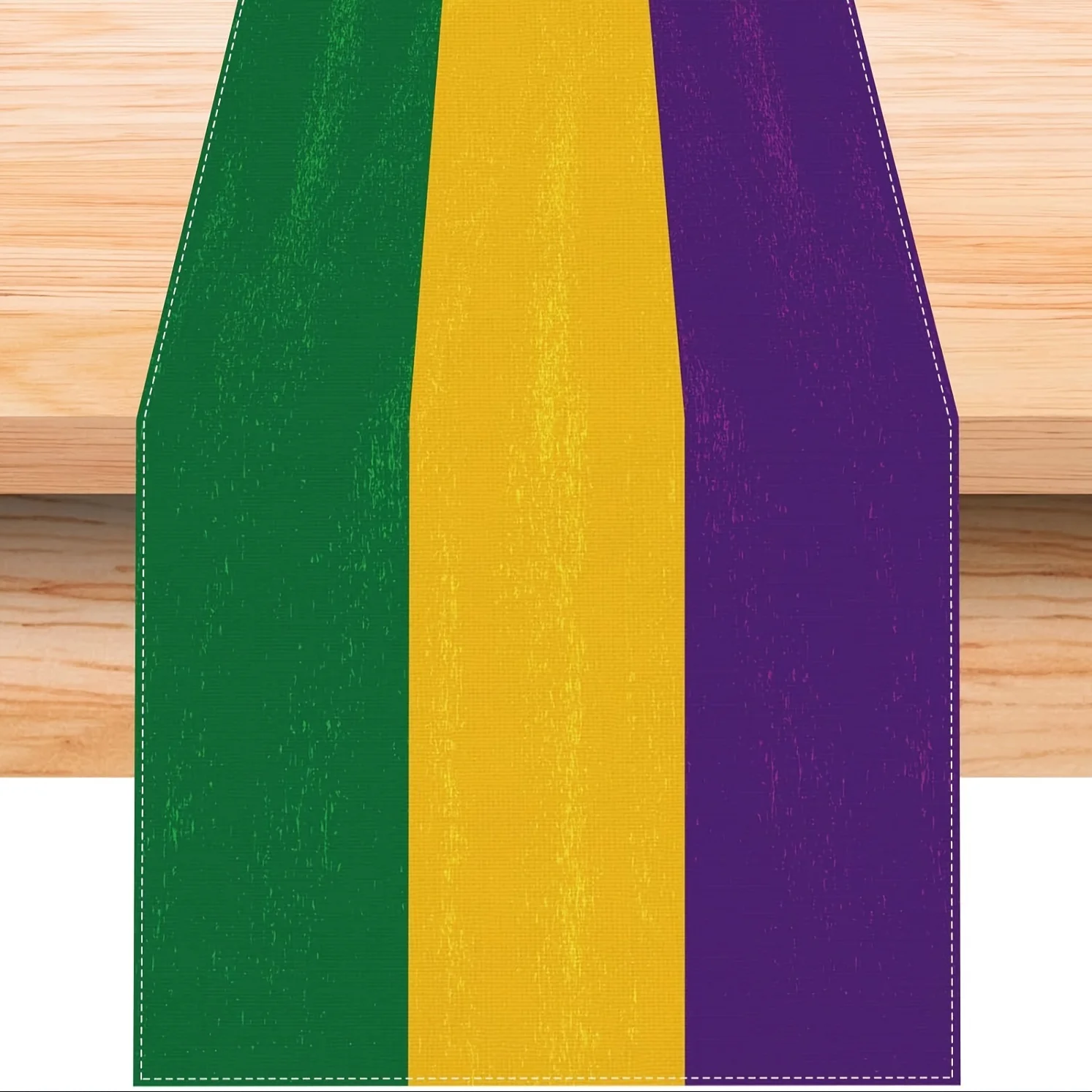 Mardi Gras Celebration  Table Runner - New Orleans Brazil Carnival Decor, Perfect for Home & Kitchen 33x183cm Home Party Decor