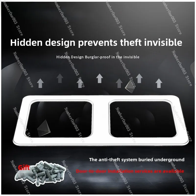 Buried anti-theft device Supermarket clothing store commodity anti-theft door Acoustic magnetic alarm Invisible AM048