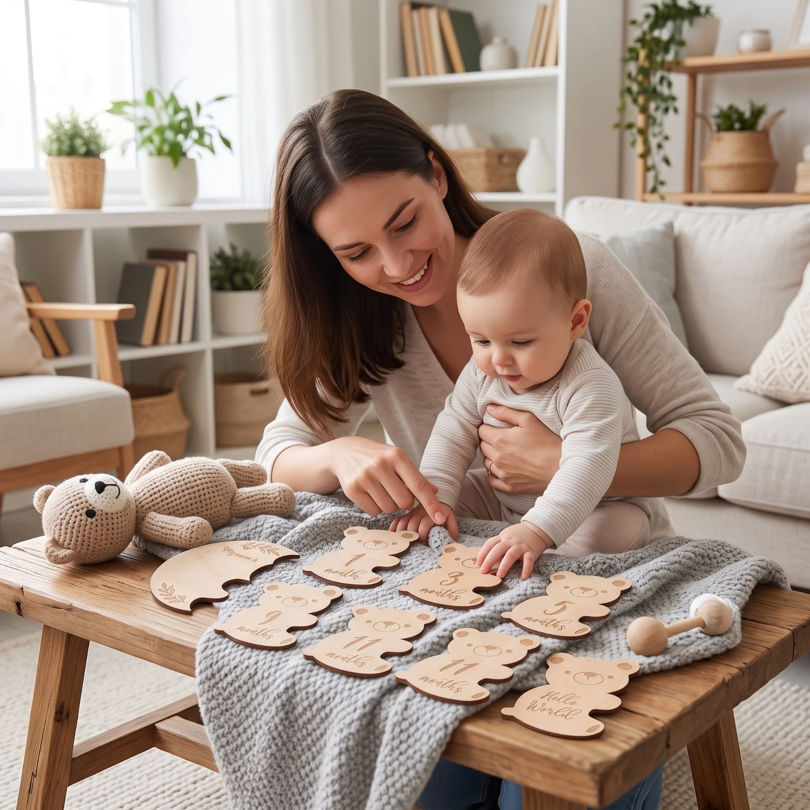 8 sztuk tabliczek z okazji osi – Baby Products Newborn recenzja i cena