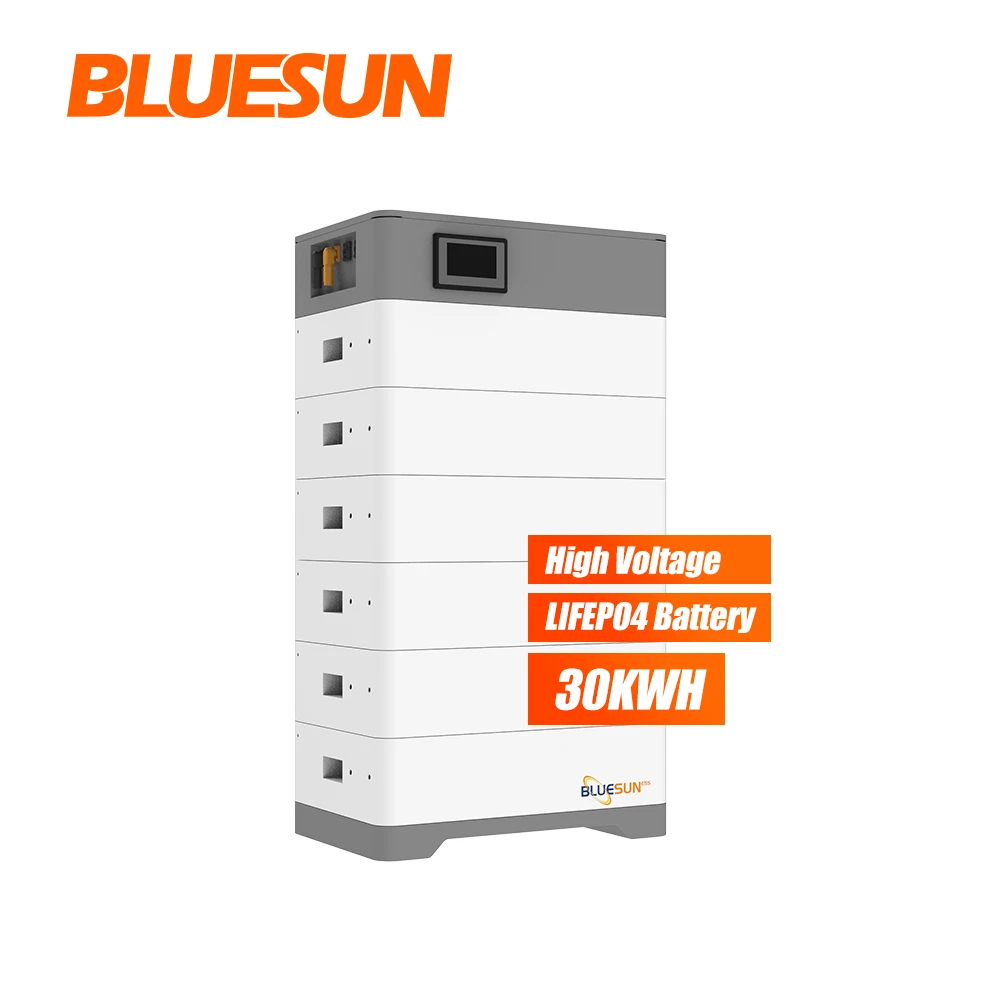 Bluesun solar battery 30kwh stack lithium batteries 25kwh 30kwh lifepo4 battery 48v 100ah for home