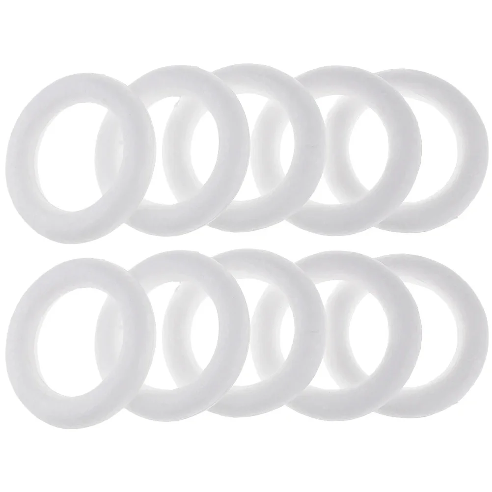 10 Pcs Circle Foam White Embryo Polystyrene Balls for Cakes Foams Circlefor Crafts Bubble