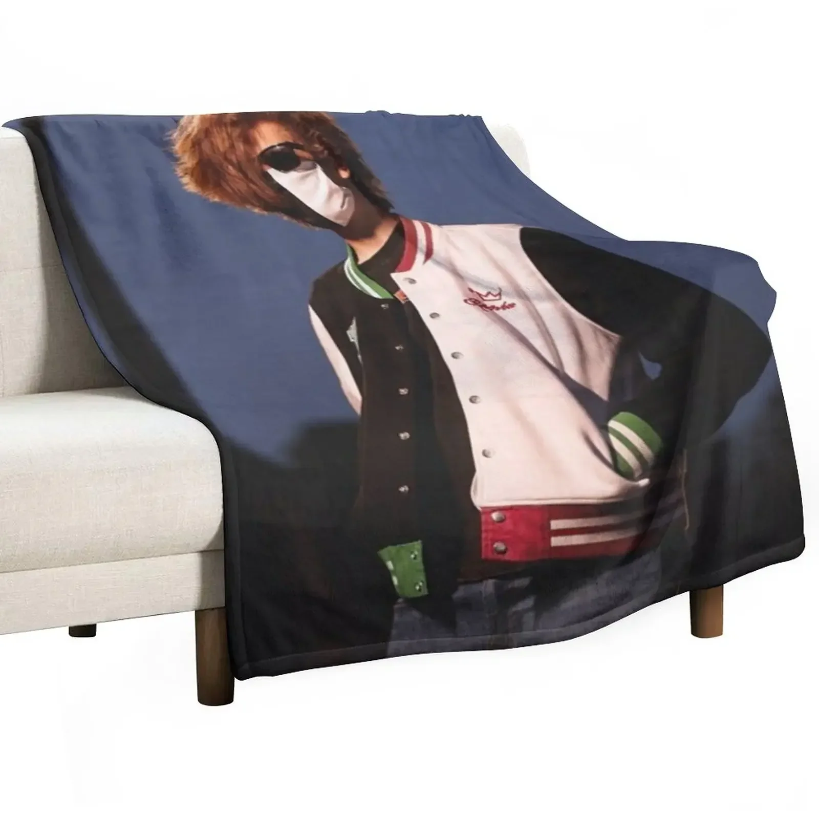 

Ranboo Throw Blanket Thermals For Travel cosplay anime Blankets