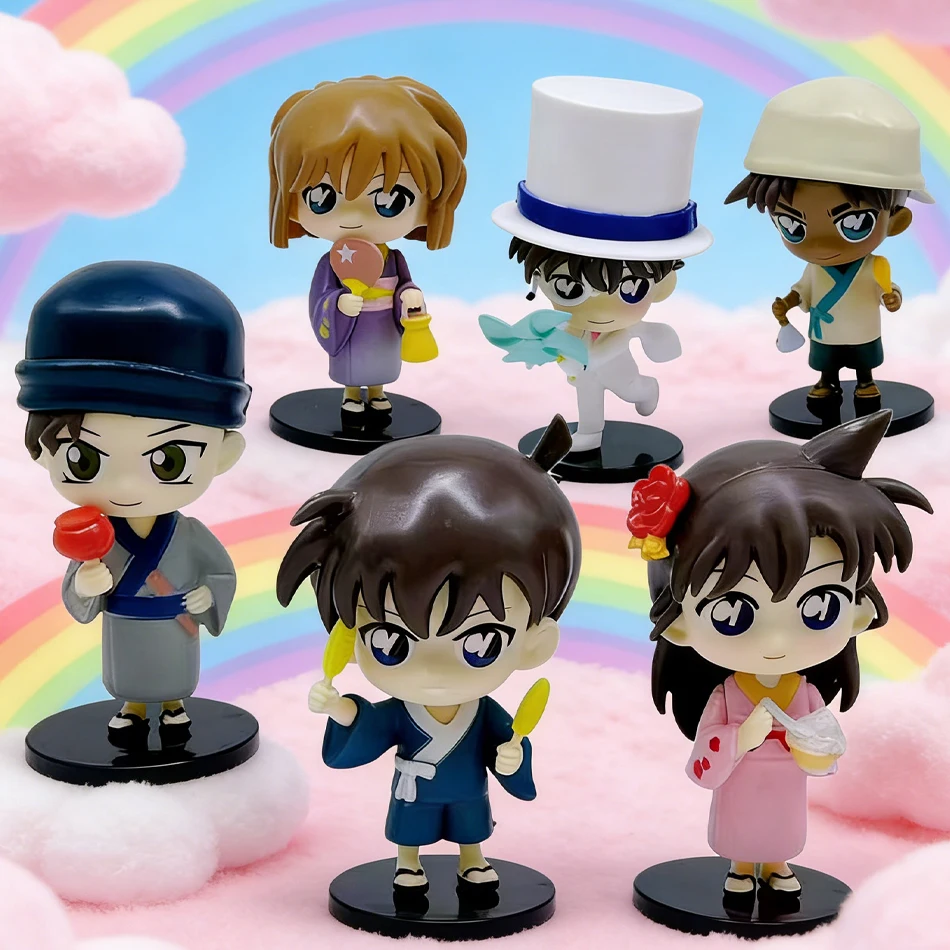 Figurine de détective chaude Version Q, figurine de dessin animé Edogawa Haibara Ai, poupées modèles, jouets pour enfants, décoration de gâteau