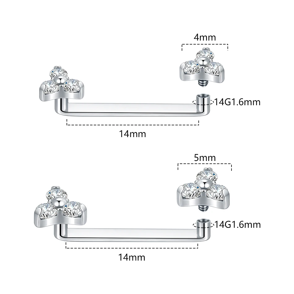 1 قطعة سطح التيتانيوم الحديد Labret الثقب تشيكوسلوفاكيا زهرة مايكرو المراسي الجلدية حلقة إخفاء في الجلد غواص الثقب مثير مجوهرات 14 جرام