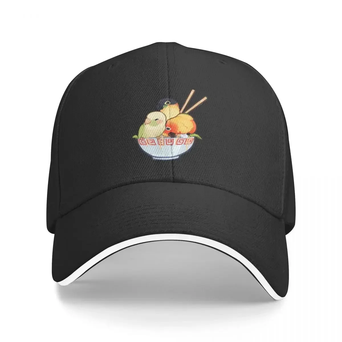 

Bowl of birbs Baseball Cap funny hat Designer Hat Custom Cap Hip Hop Trucker Hats For Men Women's