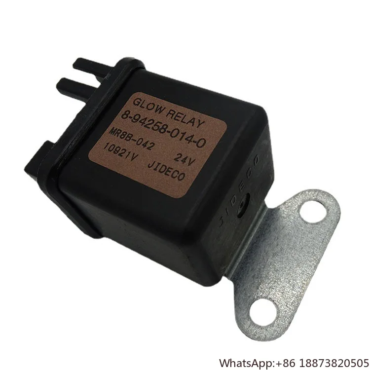 

Original high performance excavator B249900001038 894258-0140 ISUZU DC24V Glow Plug Relay For Excavator