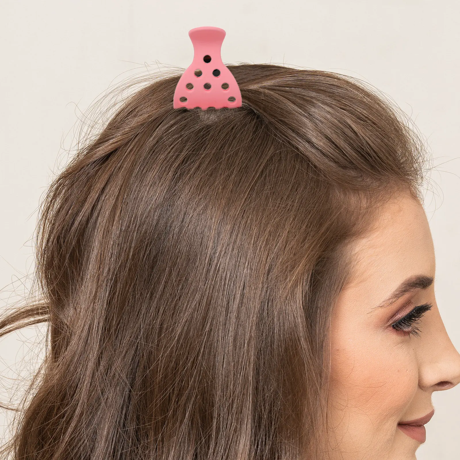 

10Pcs Strawberry Hair Clips Root Lifter Non Slip Hair Claw Clips Shark Clip Salon Heatless Volume Styling Clamps for Women