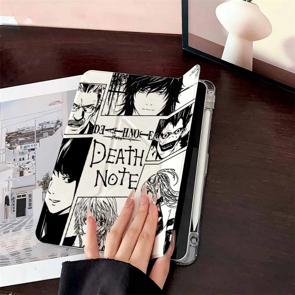D-eath N-ote Anime For Samsung Galaxy Tab A8 A9 A11 S6 S7 S8 S9 S10 FE Plus Lite Protective With Pen Slot Tablet Case