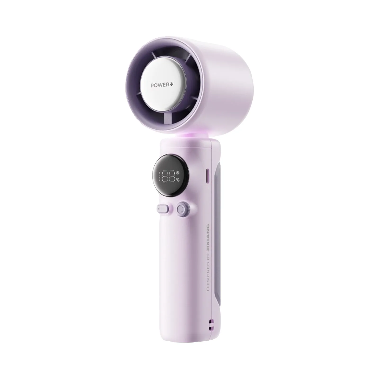 

Mini Handheld Cooling Fan LED Display Fan Rechargeable Foldable Desk Fan Adjustable Fan for Travel Camping Outdoor Travel Gift