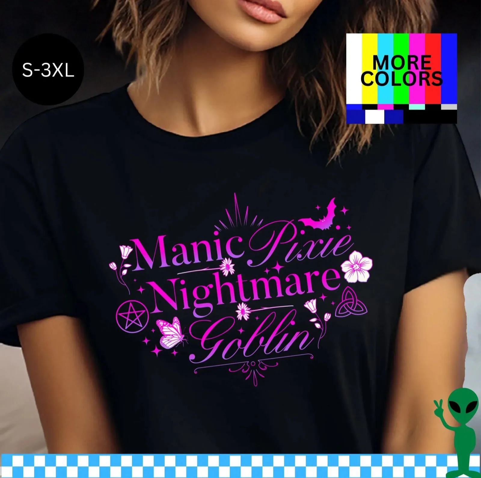 

Manic Pixie T Shirt S 3XL