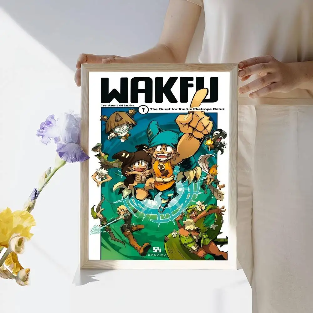 لعبة W-Wakfu الكلاسيكية خمر الملصقات خمر غرفة المنزل بار مقهى ديكور الشمال ديكور المنزل
