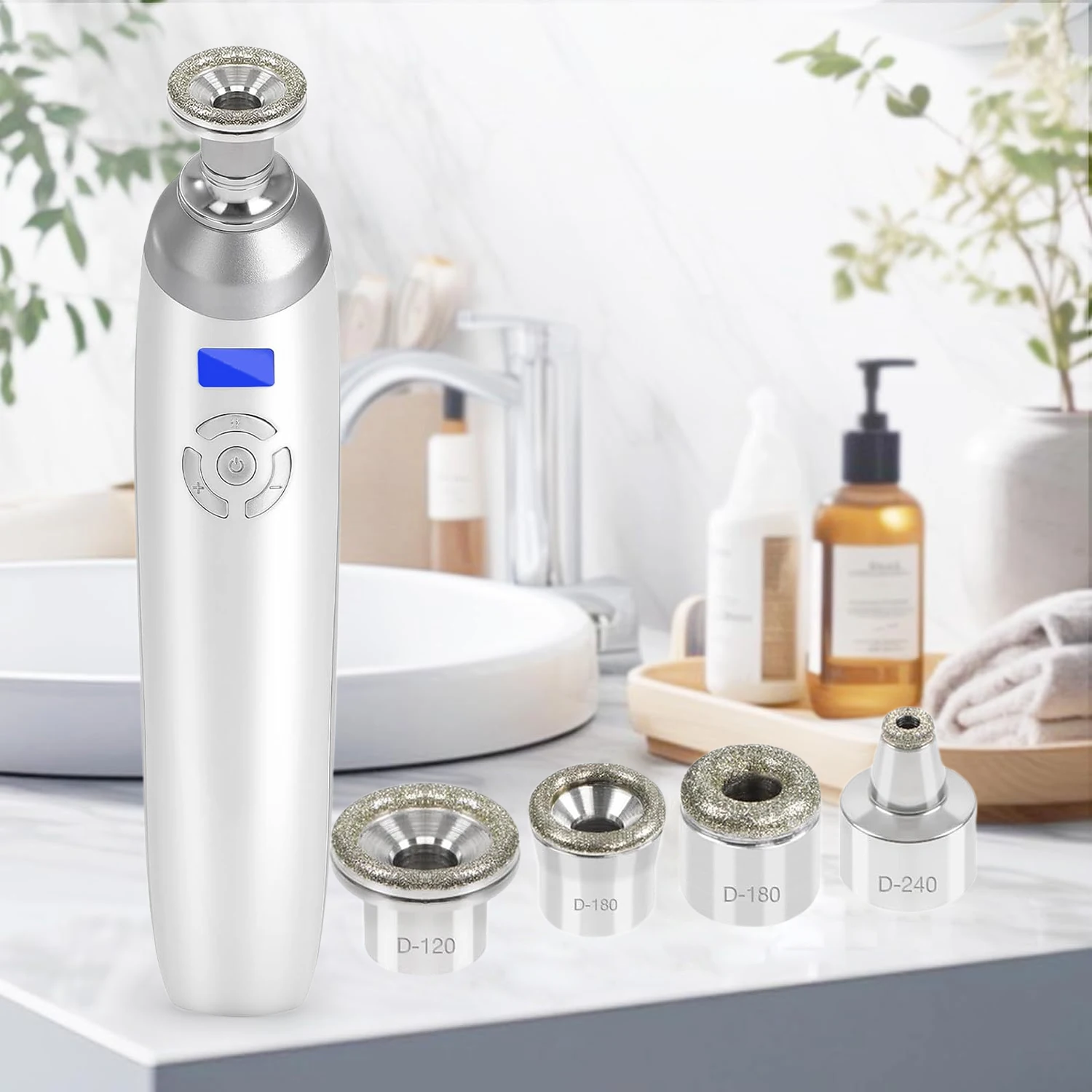 เครื่องไมโครเดอร์มาเบรชั่นแบบมือถือ กำจัดสิวเสี้ยน ดูแลผิวหน้า อุปกรณ์เสริมความงามสำหรับรอยแผลเป็นจากสิว