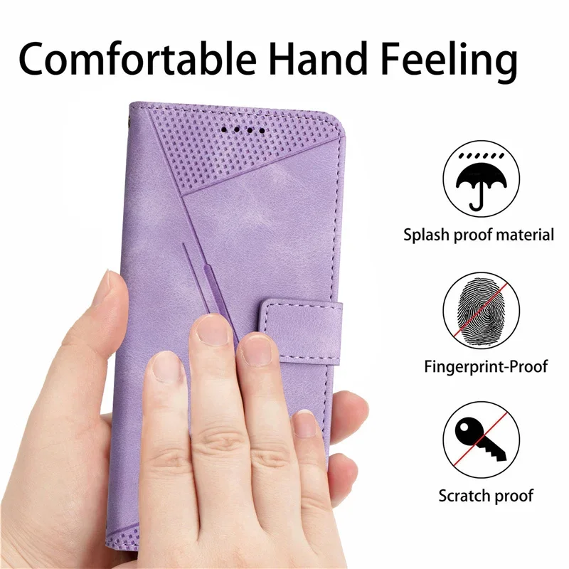 F6 M6 Pro 4G 5G Case Solid Color Leather Wallet Phone Cover For Funda Xiaomi Poco F6 Pro F6Pro M6 Pro 4G 5G Magnetic Flip Case