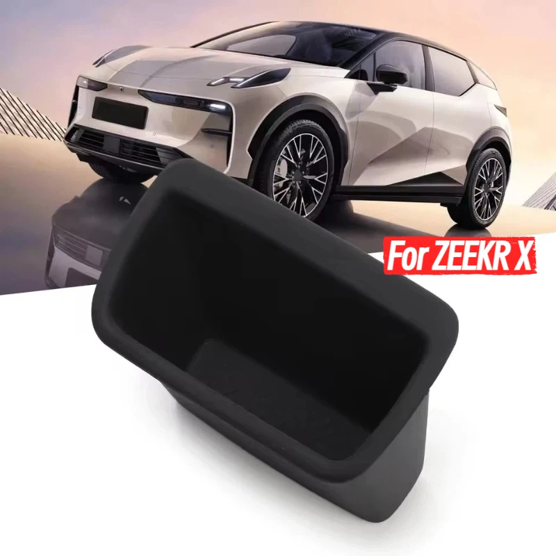 

for ZEEKR X Center Console Rear Row Armrest Storage Box Central Tray Organizer Tidying Car Interior Accessory for ZEEKR X