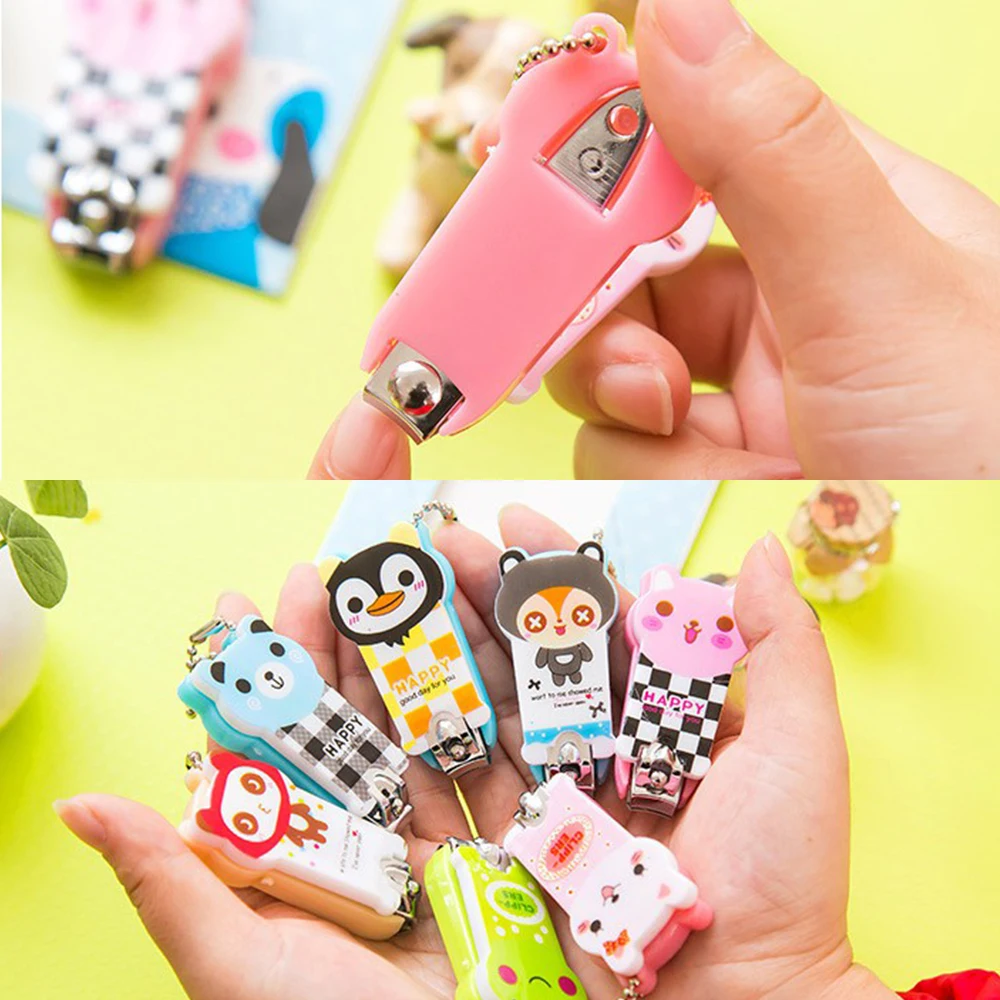 Cartoon Animal Cute Nail Clippers Solid And Durable Nail Scissors Tools Special Gifts Professional Nail Clipper Random Styles