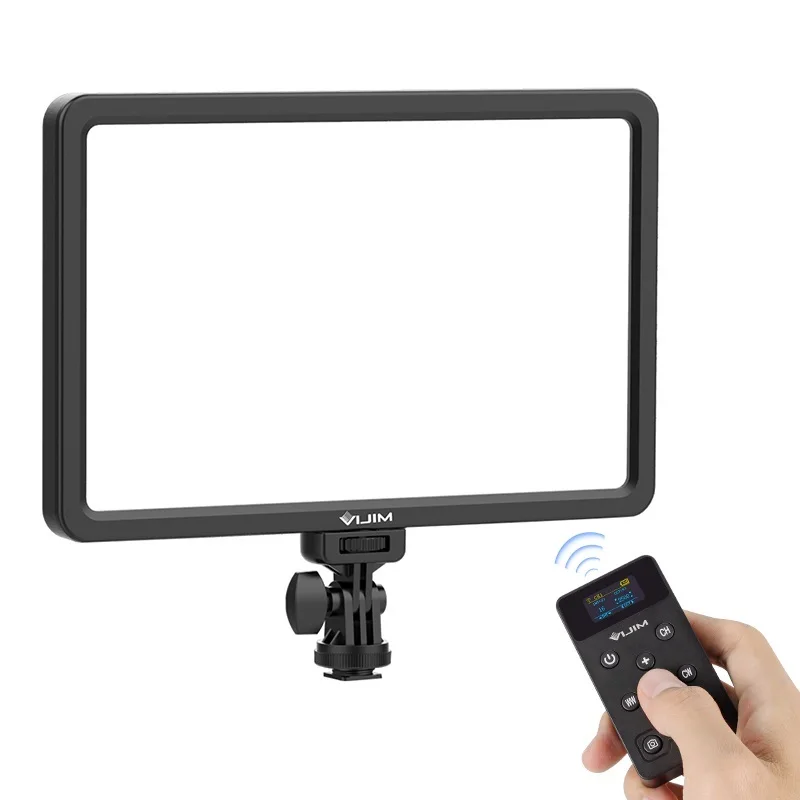 Top 2500K-9000K Video Panel Light with Remote Control Dimmable Youtube Livestream Photo Studio Photography Lighting