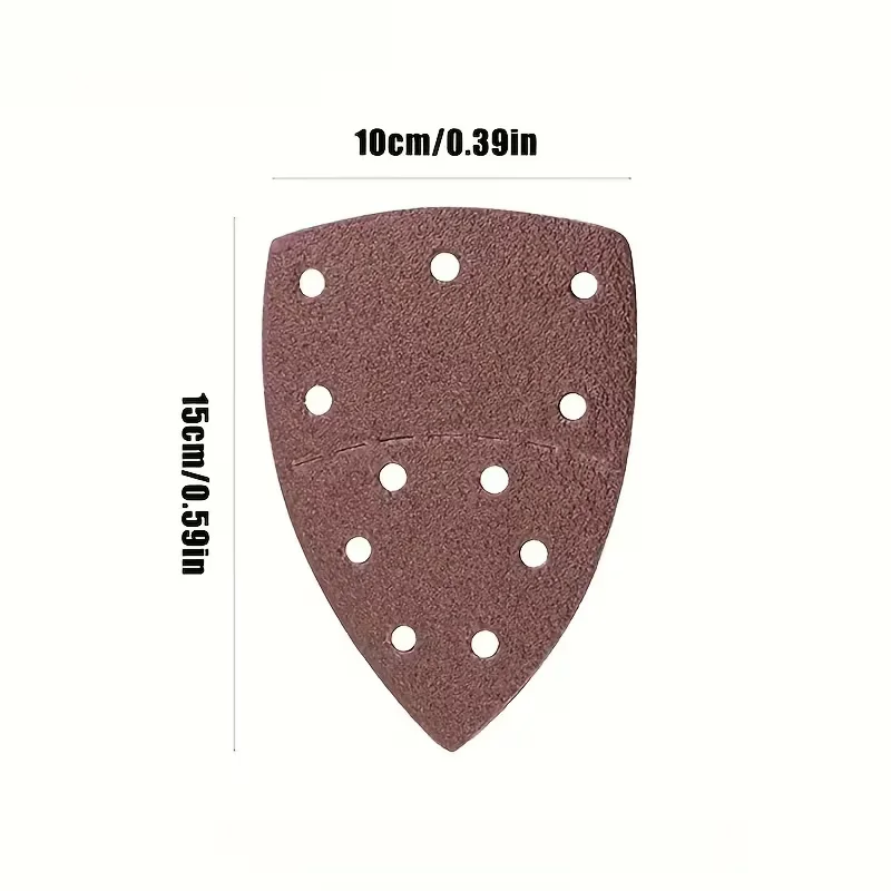 11 Holes Sanding Disc, 40-320 Mixed Grit, Mouse Orbital Sander, Hook Loop Sandpaper, Finishing Polishing Abrasive Pad