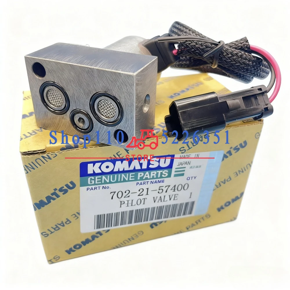 

Hydraulic Pump Solenoid Valve 7022157400 702-21-57400 for Komatsu PC200-7 PC220-7 PC200-8