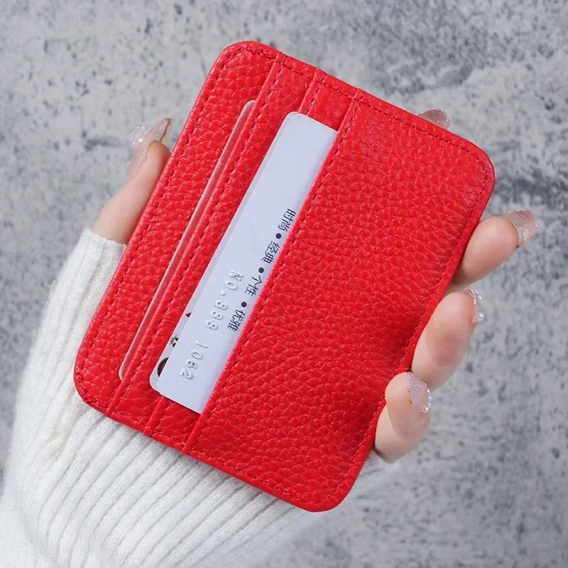 Slim Minimalist Purse Wallet for Men Women Multi-card Slot Card Bag Bank Card Driver's Lisence ID Card Holder Fashion Vintage