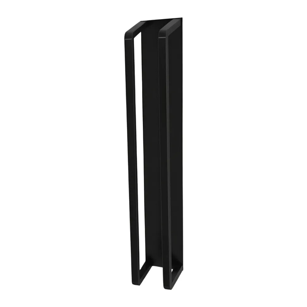 Matte Black Iron Towel Rack 50 cm Wall Mounted No Drill Towel Bar for Bathroom Kitchen Laundry Room Space Efficient Setup