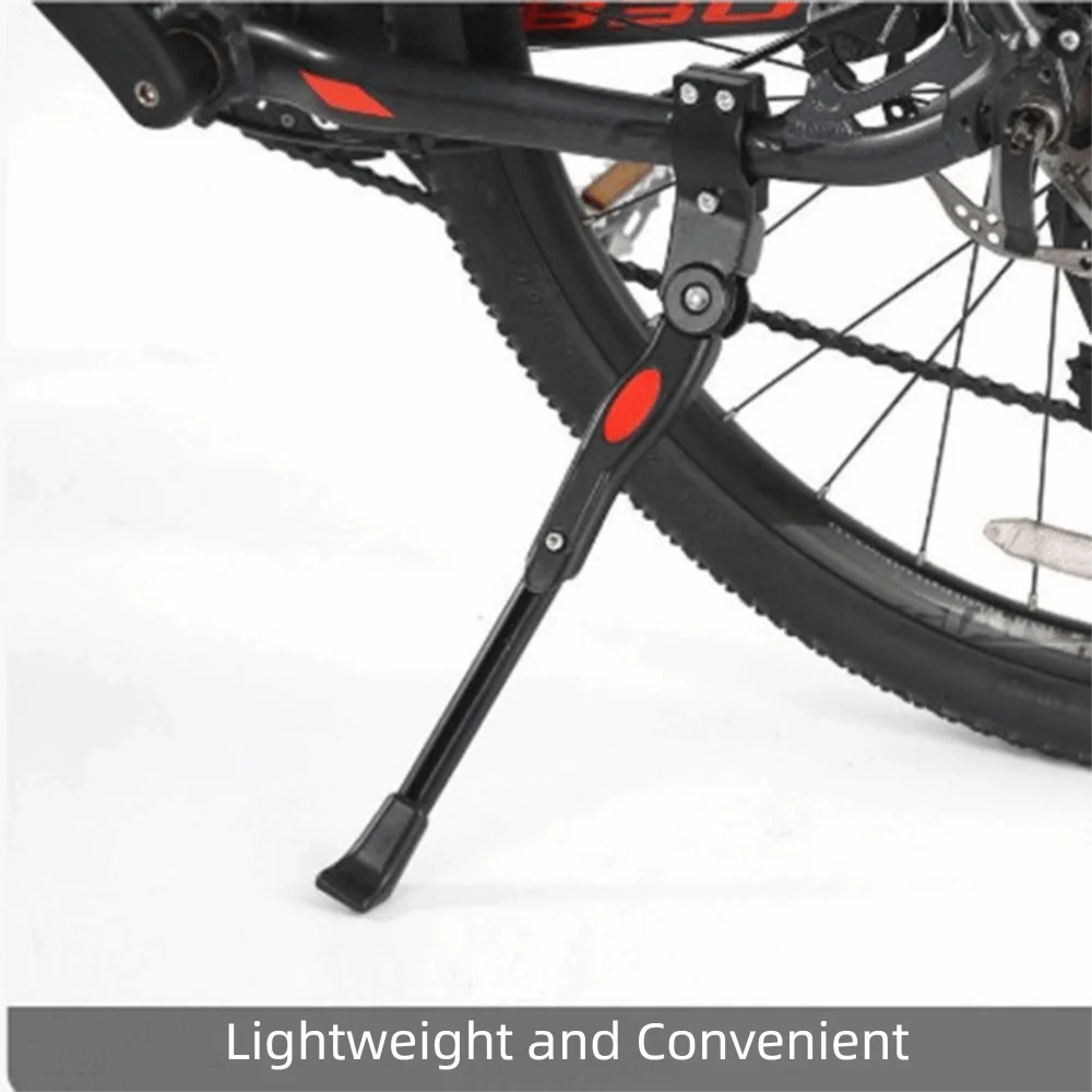 Adjustable Bicycle Kickstand Universal Solid Bike Side Rear Kick Stand Reliable Heavy Duty Bike Rear Mount Kickstand view 4
