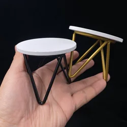 1/6 Scale Mini Fashion European Styles Round Desk Tea Table Model for 12''Figures DIY Accessories