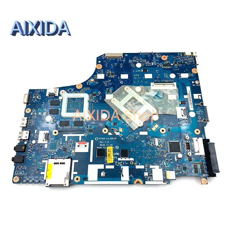 Aixida p7ye0 LA-6911P mbrmk02001 mbbyr02001 nbv5e11001 mbrcz02002 mbrk002002 für acer aspire 7750g Laptop-Motherboard