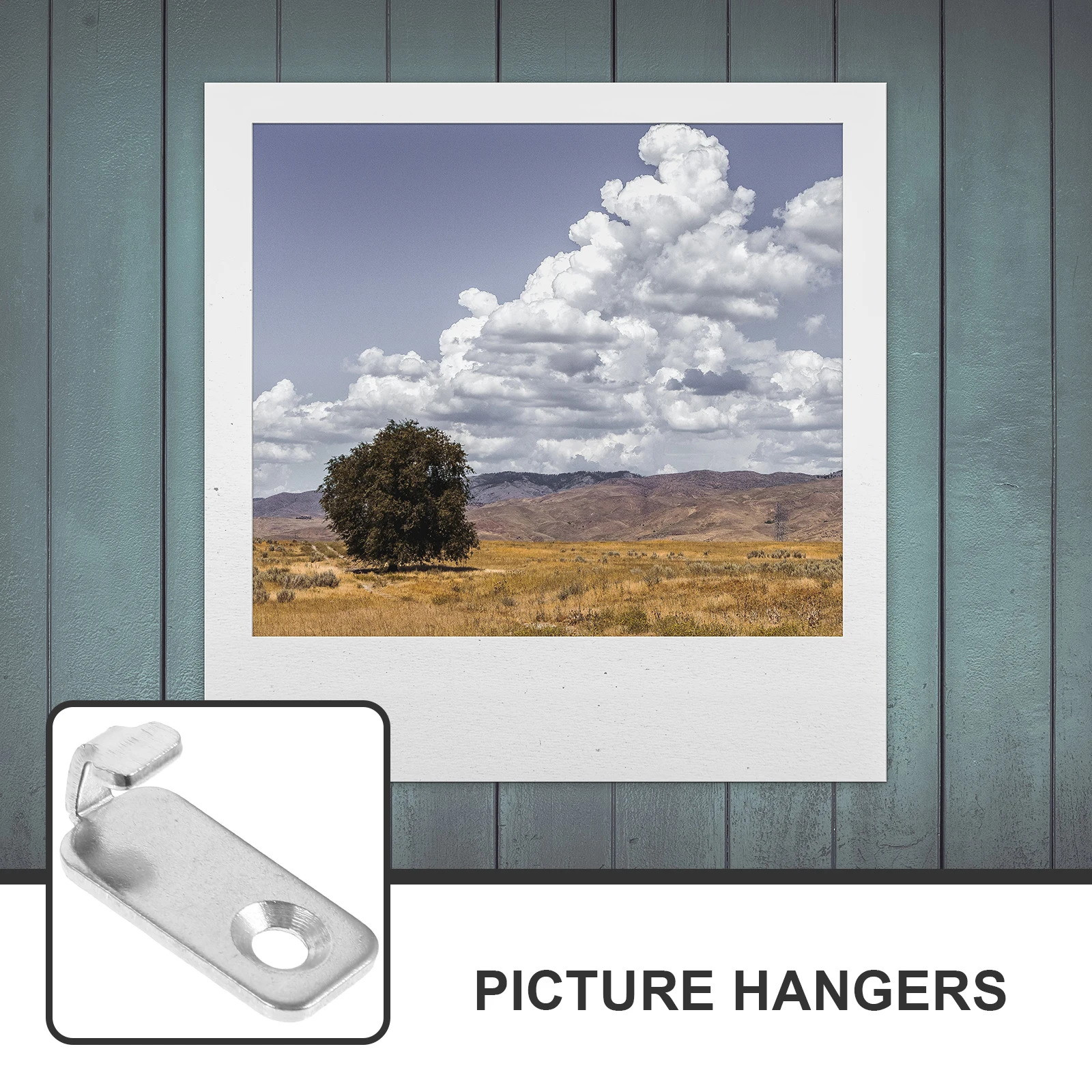 

10 Heavy Duty Stainless Steel Wall Hooks Mini Mountable Picture Hangers Photo Frames Wall Mounted