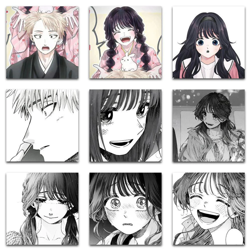 10/30/59pcs Kawaii Kaoruko Waguri Stickers The Fragrant Flower Blooms With Dignity Anime Sticker Kaoru Hana Wa Rin to Saku Decal