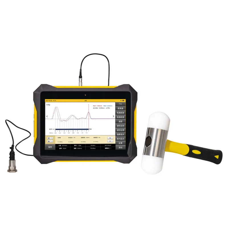 HC-DT58 High Strain Dynamic Pile Testing Equipment Pile Driving Analyzer (PDA) for Concrete & Foundation Pile Load Testing