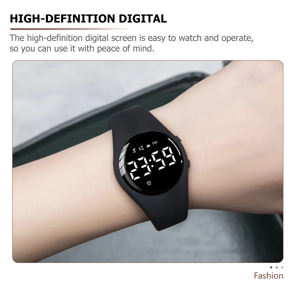 Smartwatch Plastic Waterproof Digital Sports Wrist Watch Vibration Alarm Students Sports Smartwatch