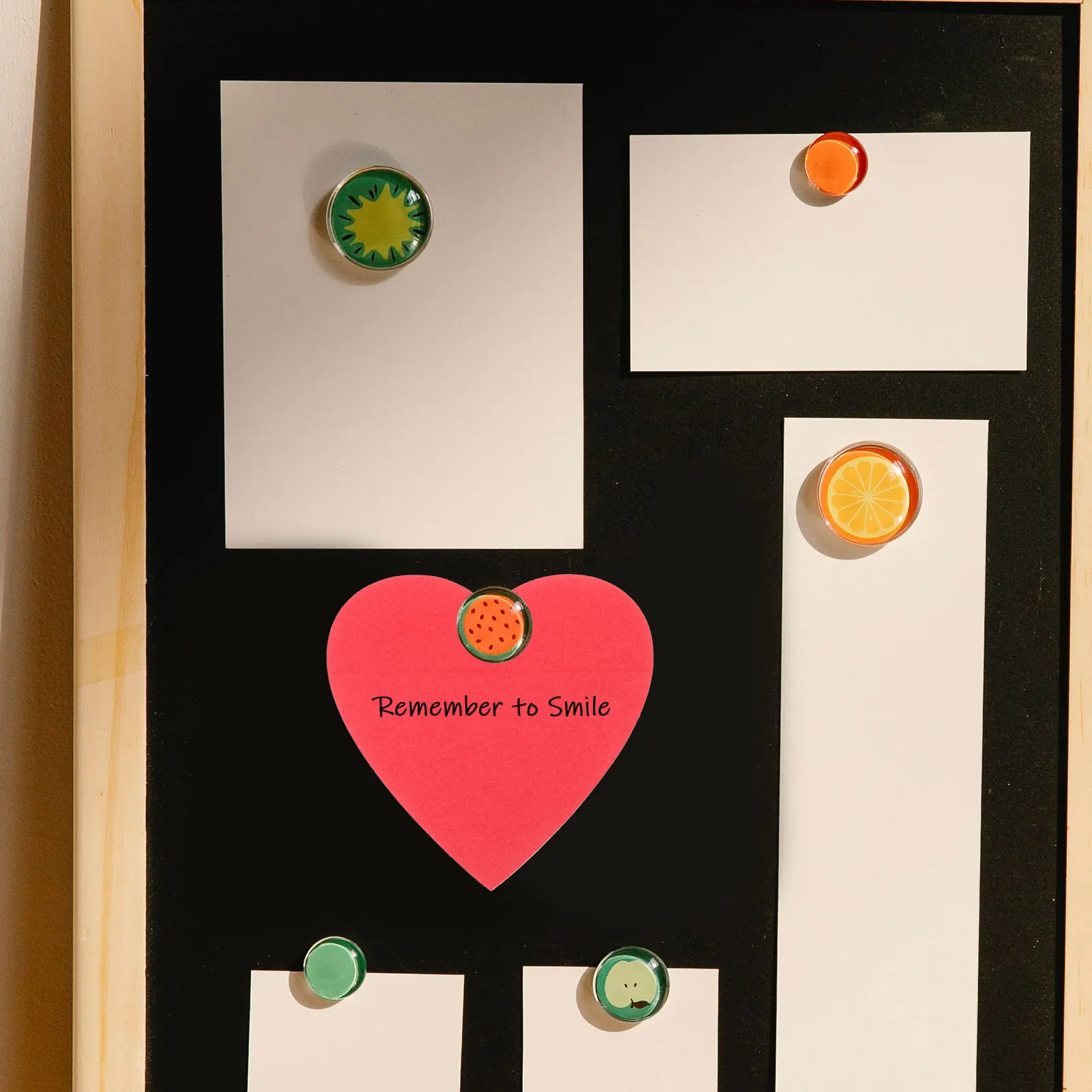 

5 Books Red Heart Shaped 100 Pages Cute Memo Pads Office Desktop Note Stickers
