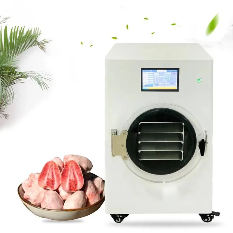 

Hot Sale Industrial Mini Food Household Freeze Dryer With Free Rotary Vacuum Pump