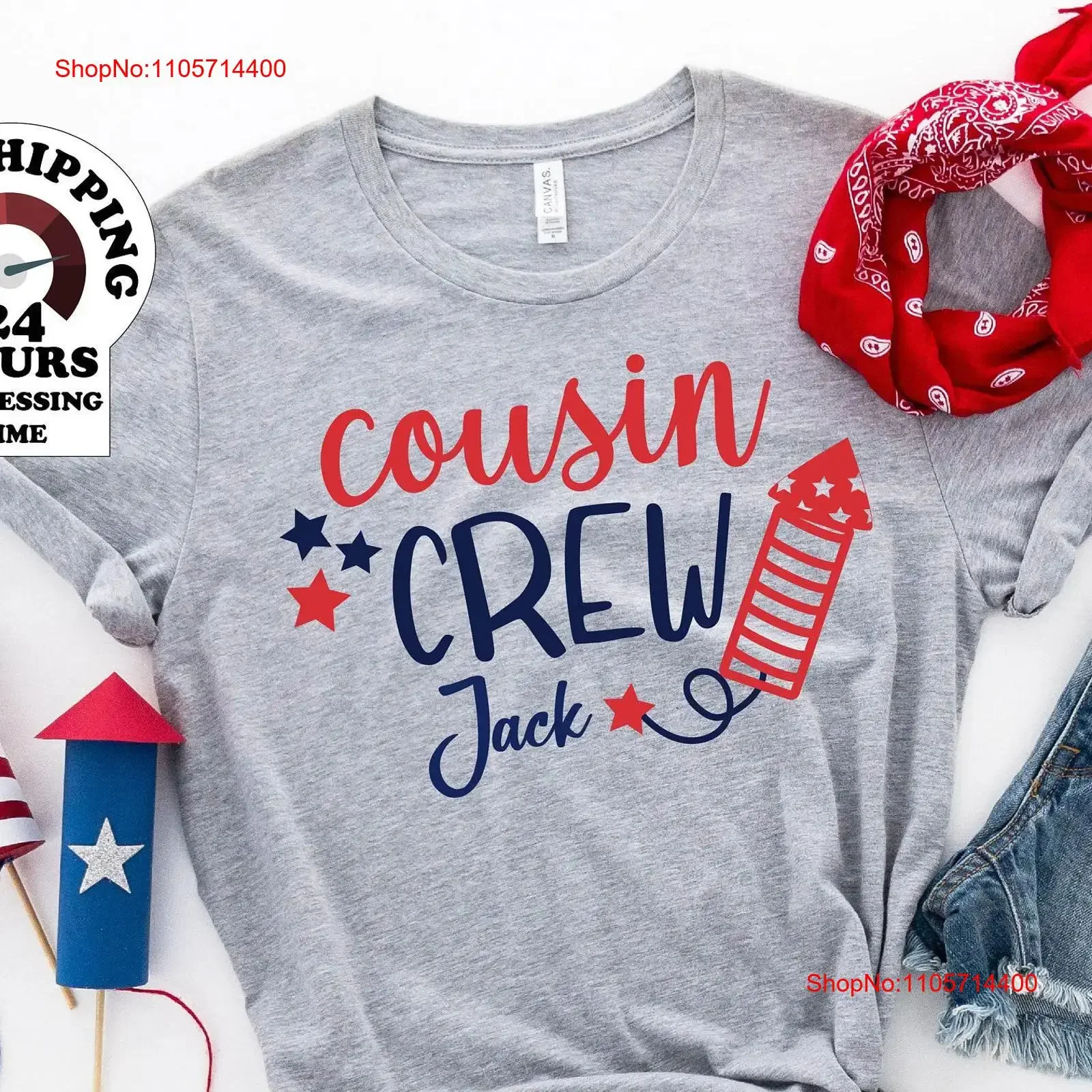 Cousin Crew Fourth of July T Shirt Matching Cousins Red White and Blue 4th Independence Day Patriotic vintage Washed