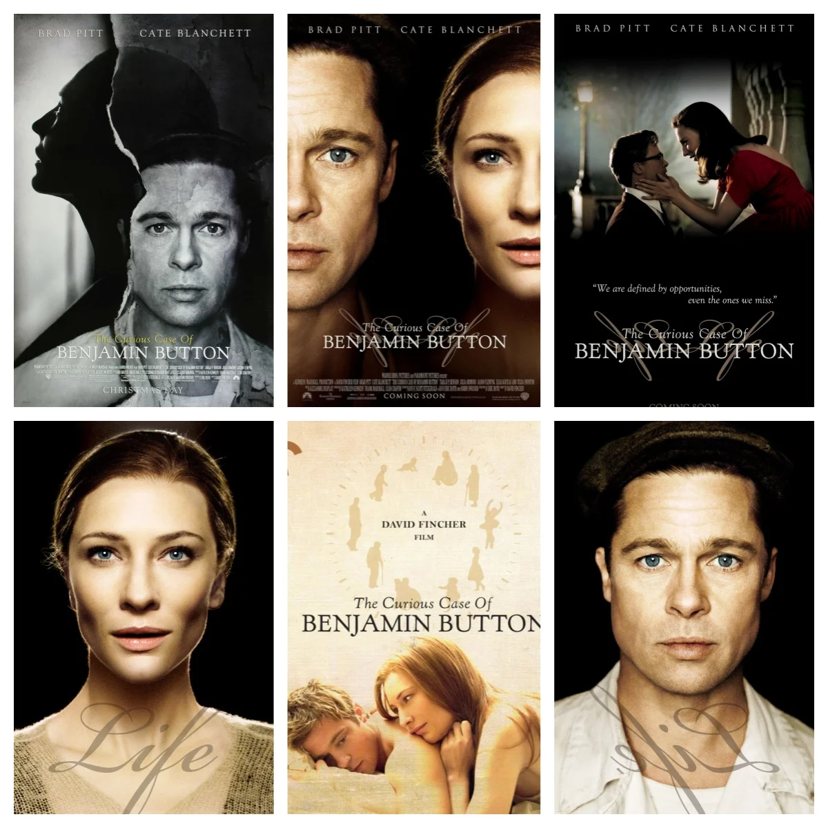 Movie The Curious Case of Benjamin Button (2008) Art SILK POSTER Wall Art Home Decorative painting