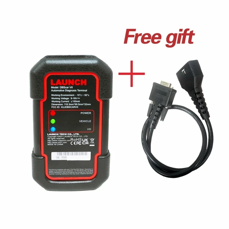 Launch DBScar VII Doip CAN FD 4 In 1 Version Support 1 Year CAR EV HD Immo Haynes Soft Launch X431 Pro PK Dbscar5