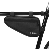 HUA Bike Bicycle Bag Waterproof Triangle Bike Bag Front Tube Frame Bag Mountain Triangle Pouch Frame Holder Bicycle Accessories