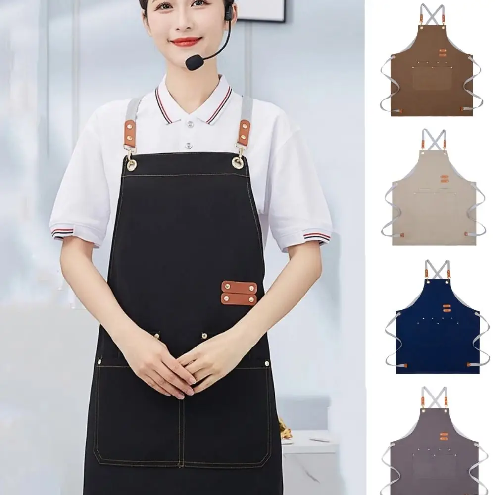 

Waterproof Chef Apron Oil-proof Sleeveless Cooking Baking Bibs Anti-fouling Breathable Kitchen Cooking Smock for Home Kitchen