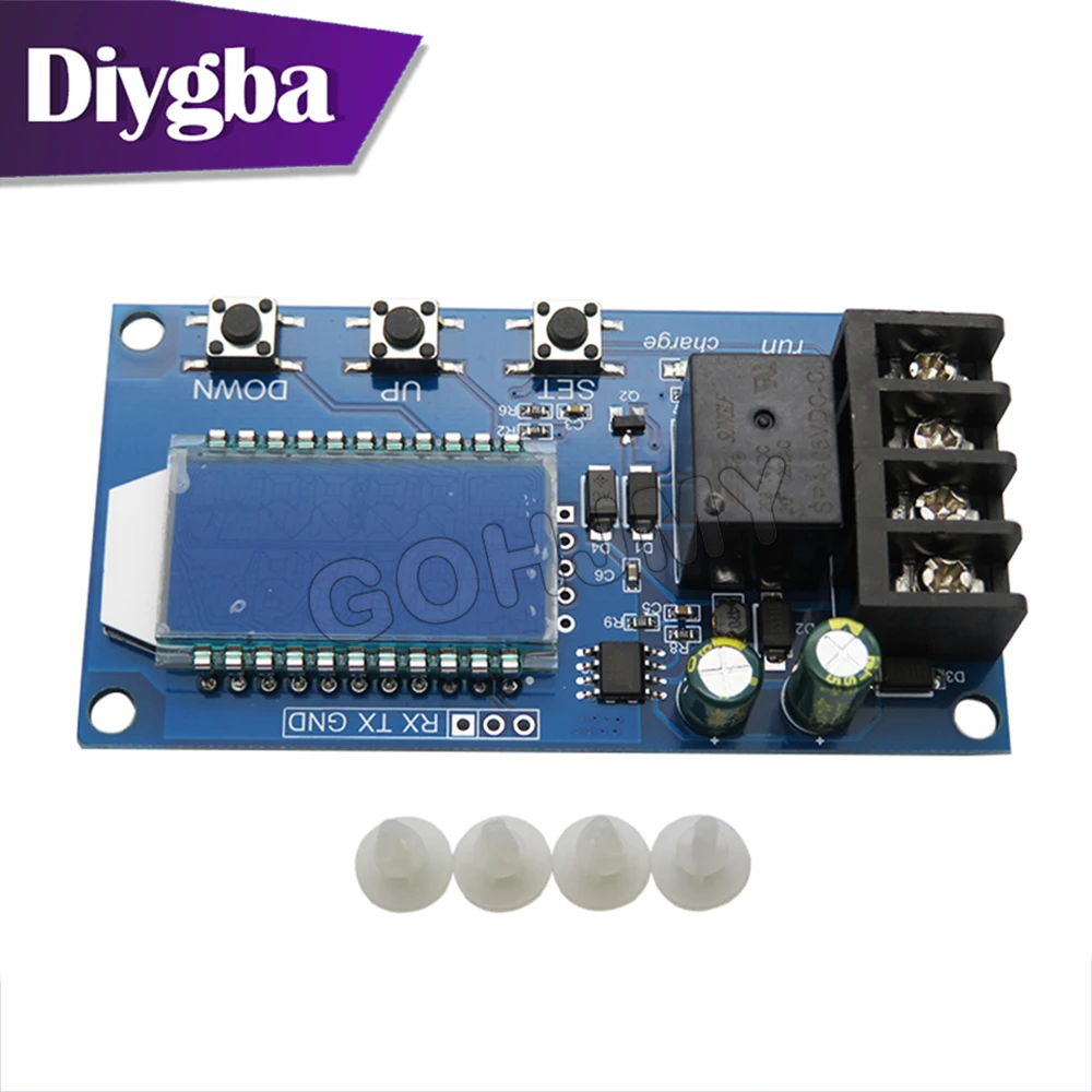 XY-L10A Battery Battery Charging Control Module Digital Full Charge Power Off Overcharge Protection Switch 6-60V