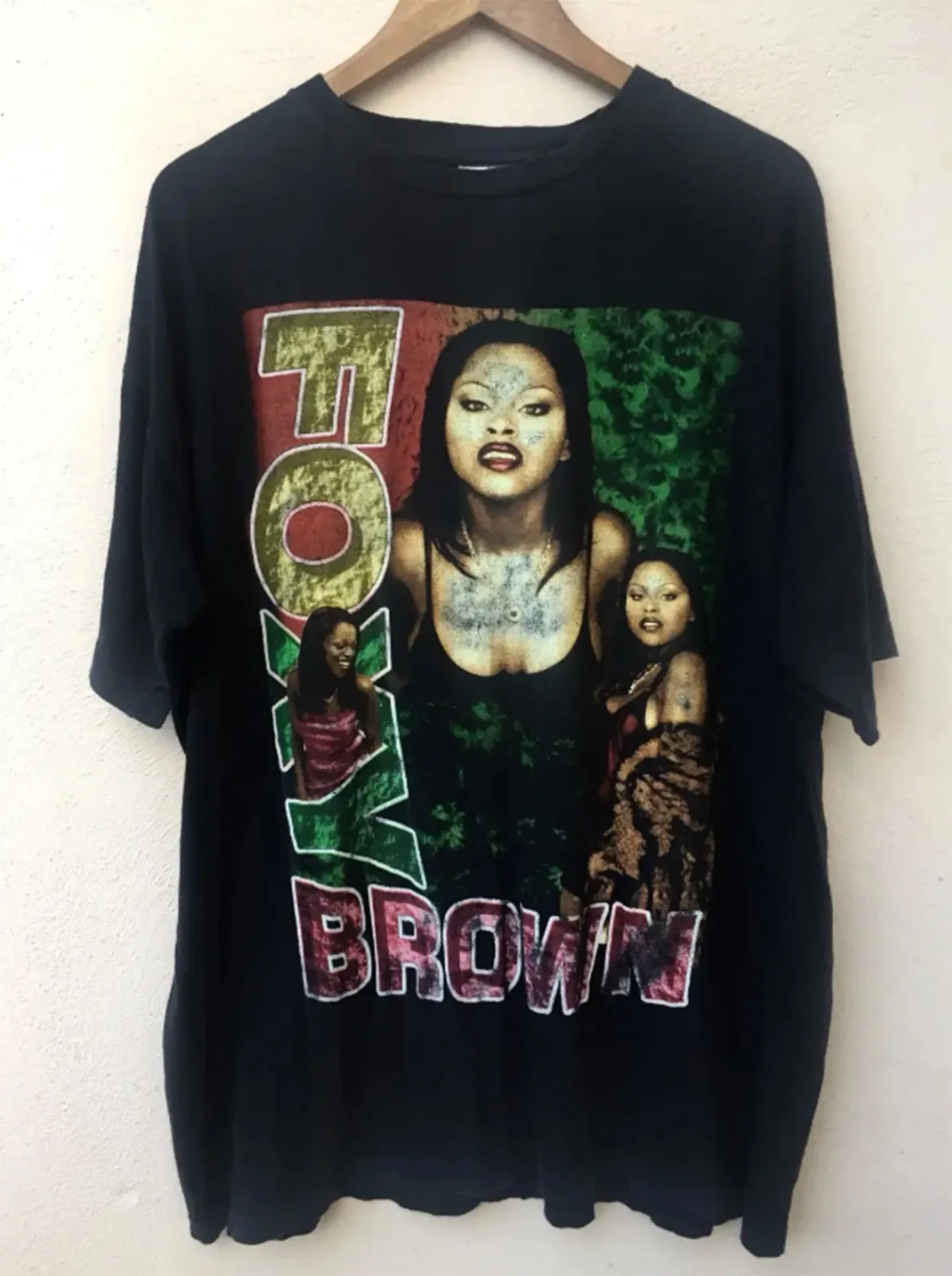 Vintage Vintage 90's Foxy Brown Rap Tee T Shirt Men Size S M L 234XL NL2991