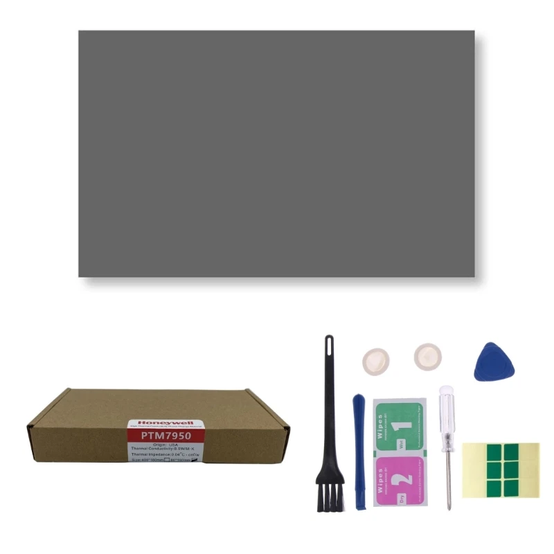 Honeywell- PTM7950 Thermal Pad,Laptop CPU Graphics Card GPU Phase-change Cooling Silicone Grease Pad Gasket Conductive Paste